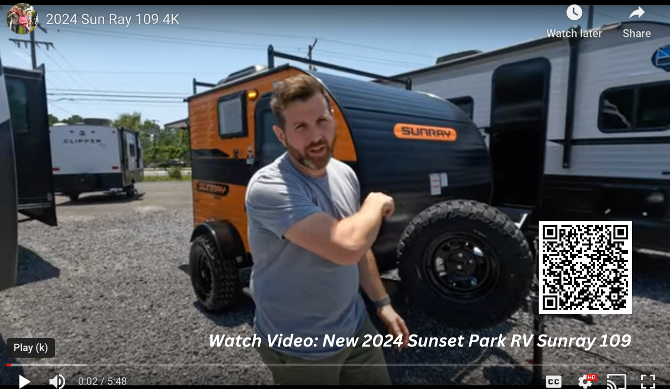 New 2024 Sunset Park RV Sunray 109